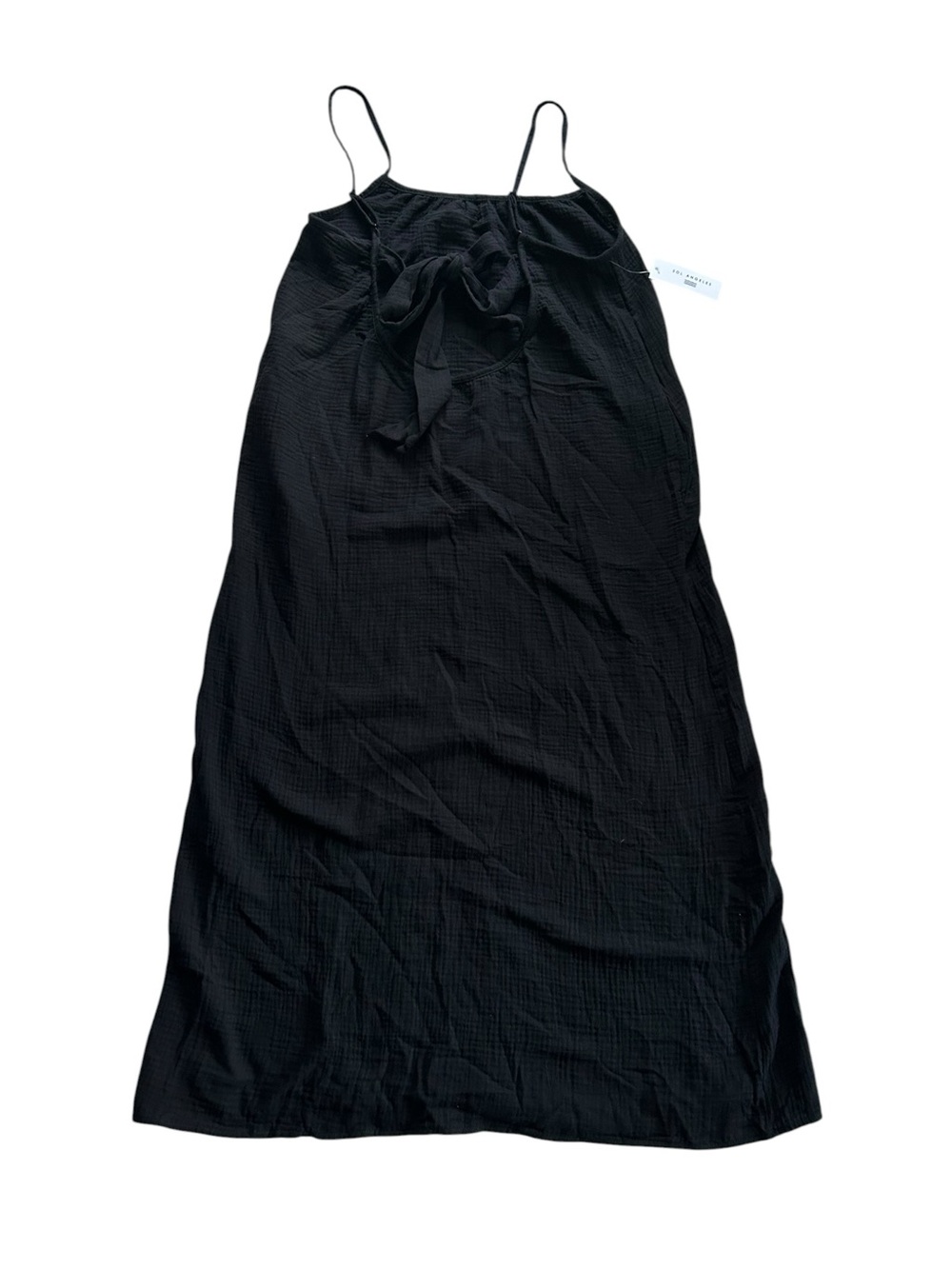 100% Cotton Gauze Sol Angeles NWT M/L Maxi Dress Minimalist Coastal Euro Summer - Picture 9 of 12